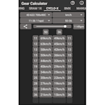 Bike Gear Calculator cycling app
