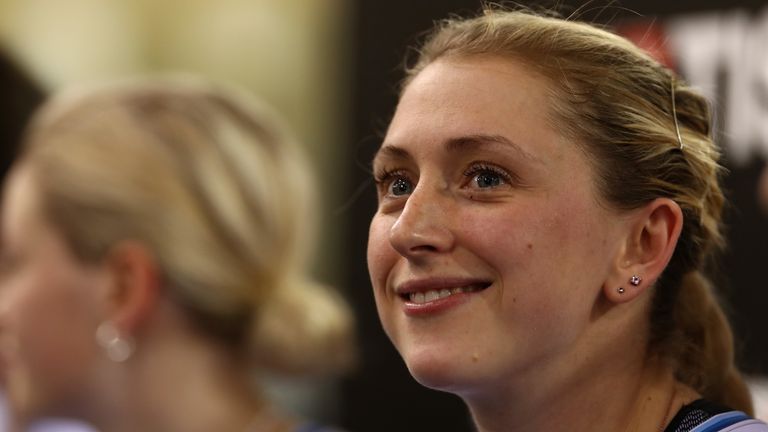 Laura Kenny missed out on a medal but said she felt good after her shoulder injury