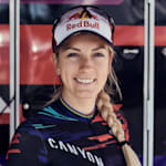 Pauline Ferrand-Prévot poses for a portrait during UCI XC World Cup in Nove Mesto na Morave, Czech Republic on May 26, 2019.