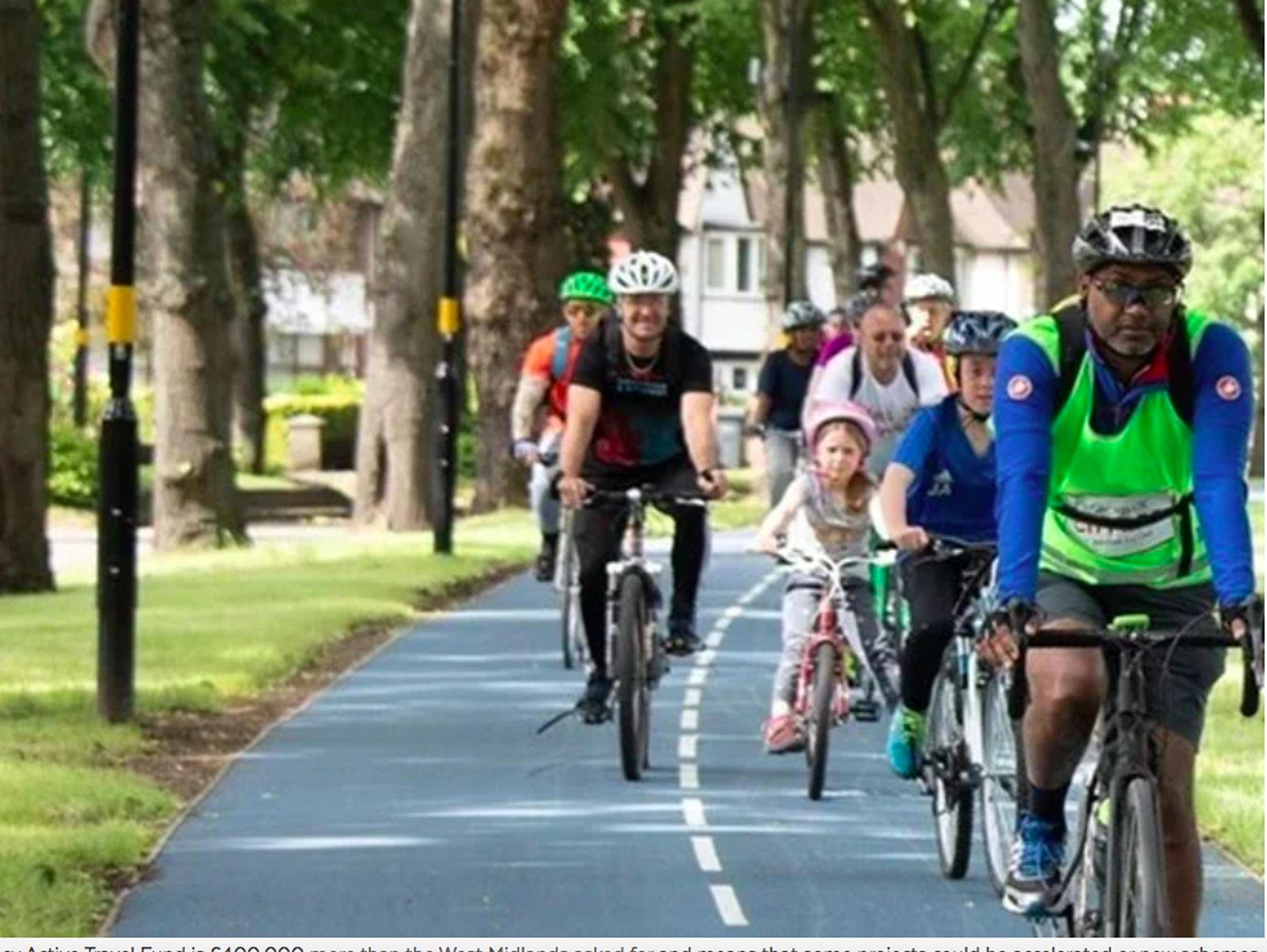 More than 45 cycling and walking schemes have been earmarked for urgent delivery in the West Midlands